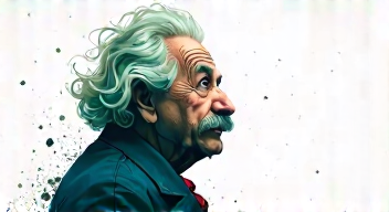 Albert Einstein liebt die Prime-Time-Relativität! ️